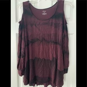 Soma cold shoulder tunic size Large